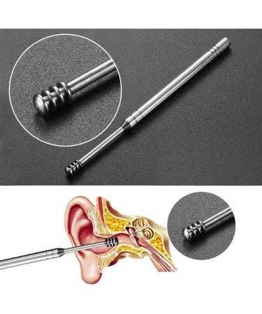 Stainless Steel Earwax Remover Kit - 7 Piece Set for Ear Cleaning and Wax Removal - Buy Online on SooperMarket.com