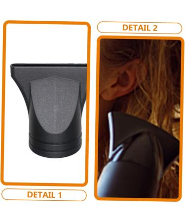 Healeved 30 Pcs Hair Dryer Nozzle Pp Black Modeling - Buy Online on SooperMarket.com