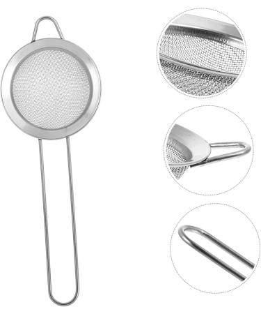 GANAZONO 6 Pcs Reptile Sand Shovel Reptichip Strainers Fine Mesh Pet Poo Shovel Silver Stainless Steel 20X7X3CMx3pcs Silverx3pcs - Buy Online on SooperMarket.com
