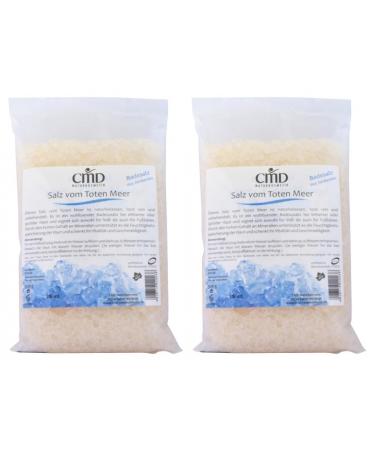 CMD Neutral Bath Salt - Dead Sea Salt 2-pack (2x500g 1000g / 1kg) organic vegan natural cosmetics