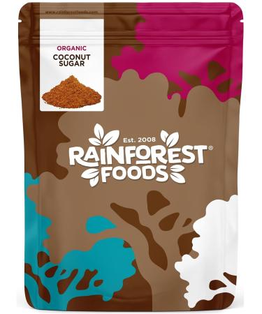 Rainforest Foods Organic Coconut Sugar 900g 900 g (Pack of 1)