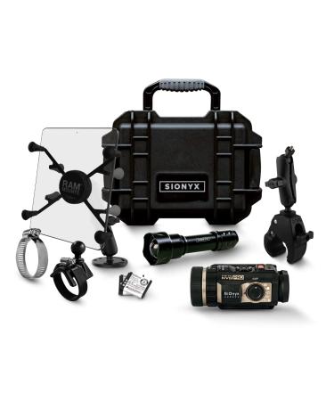 SiOnyx Aurora Pro Uncharted Kit I Full-Color Digital Night Vision Camera with Hard Case, IR Illuminator and Ram Mounts I Infrared Monocular Spotting Scope.