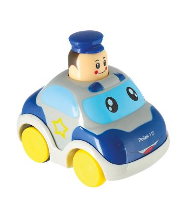 Bieco Auto Dr ck and Los police toy - Press and Go Auto - Toy car from 6 months - Baby Auto Toys - Toy car recurring self -driving car retreat baby toys auto police car