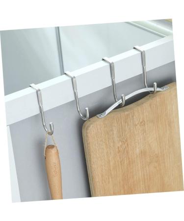 CHILDWEET Stainless Steel Hooks 3pcs Wall Hanger Hooks Key Hanger Wall Clothes Rack Bathroom Hangers Wall Hook Ordinary 7.5X6.5CM Silver - Buy Online on SooperMarket.com