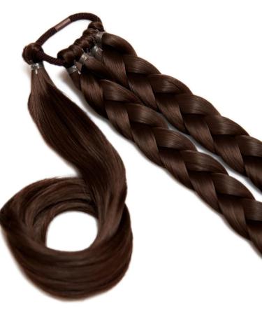 Lullabellz Grande Double Up Hair Braid 26-Inch Length Choc Brown - Buy Online on SooperMarket.com