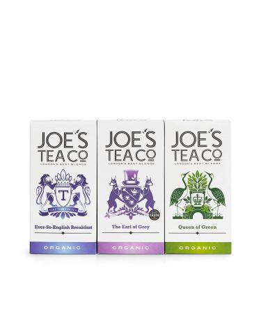 Ever-So-English Breakfast (1x15ct) The Earl of Grey (1x15ct) Queen of Green (1x15ct) Tea Bundle