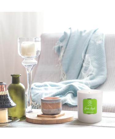 Armatics Green Apple Fragrance Candle - Natural Soy Aromatherapy Candle for Home | Perfect Gift for Mother's Day & Birthdays - Buy Online on SooperMarket.com