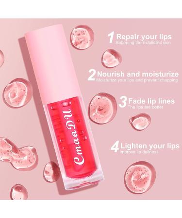 KIMIEYE 6Pcs Color Changing Lip Gloss Set | Long Lasting & Moisturizing | Hydrating Lip Oil | Waterproof Lip Balm | 0.4 fl oz (SET C) - Buy Online on SooperMarket.com