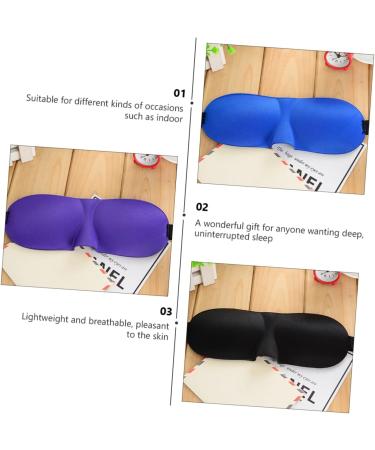 Buy Gatuida 16 Pcs Blackout Sleep Mask Set - Light Blocking Eye Covers for Travel & Sleep - Memory Foam & 3D Design - Perfect for Adults - Available in Black Blue Purple Red - Buy Online on SooperMarket.com