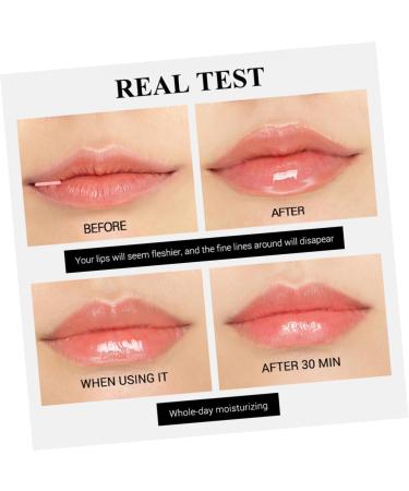 HAPINARY 2pcs Lip Serum Lip Oil Clear Lip Gloss Lip Balm Lipgloss Lip Tint Lips Moisturizer Lip Pomade Water - Buy Online on SooperMarket.com