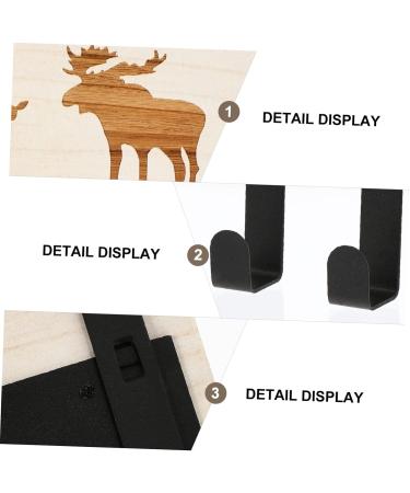 OFFSCH 1pc Solid Wood Door Hook Towel Hooks Coat Rack Stand Holiday Door Hooks Door Hanger Clothing Jacket - Buy Online on SooperMarket.com
