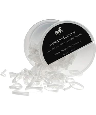 Animalon Silicone Mane Gum for Horses - 300 Tear-Resistant Gums | Ideal Tuner Accessories for Hairstyles - Single Pack White - Buy Online on SooperMarket.com