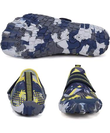 CIOR Kids Water Shoes - Quick Drying Aqua Athletic Sneakers in Yellow - Size 4 Big Kid - Buy Online on SooperMarket.com
