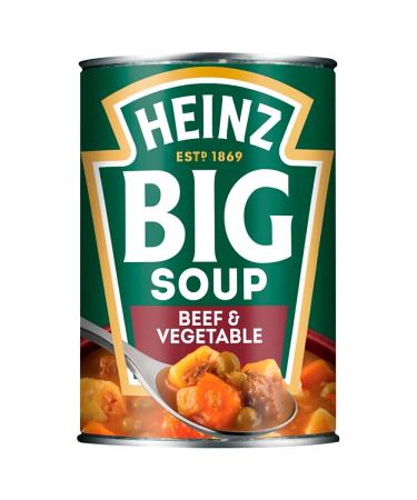 Heinz Big Soup Beef & Vegetable 400g Beef Vegetable 400 g (Pack of 1)