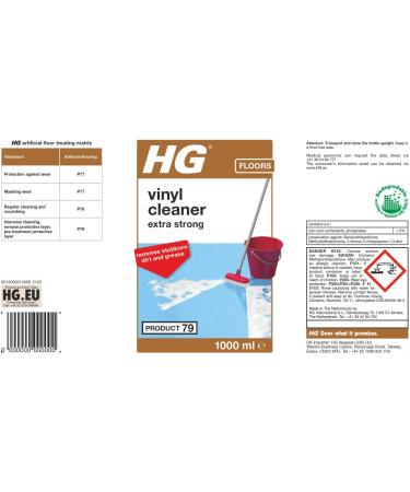 HG Vinyl Cleaner Extra Strong - 1 Litre | Multi-Surface LVT & Vinyl Floor Cleaner - Buy Online on SooperMarket.com