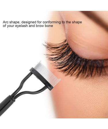 Eyelash Comb & Separator - Premium Steel Teeth Mascara & Eyebrow Grooming Brush | Shop Now - Buy Online on SooperMarket.com