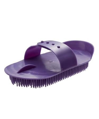 Bitz Plastic Horse Curry Comb (M) (Purple)