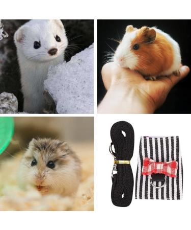 Small Animal Harness Velcro Hamster Harness and Leash Set for Walking Small Animal Chest Straps for Bunny Rabbits Ferret Guinea Pig Chinchilla Puppy Kitten Harness(S) - Buy Online on SooperMarket.com