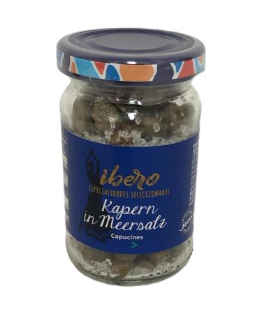 Ibero Capers in Sea Salt Capucines 6-Pack (6x75g Jars) - Premium Quality Capers for Gourmet Cooking | International Shipping - Buy Online on SooperMarket.com