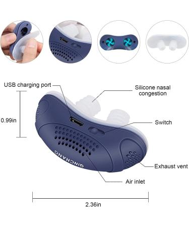 Electric Anti Snoring Nasal Dilators - Snoring Solution for Men and Women - Blue - Buy Online on SooperMarket.com