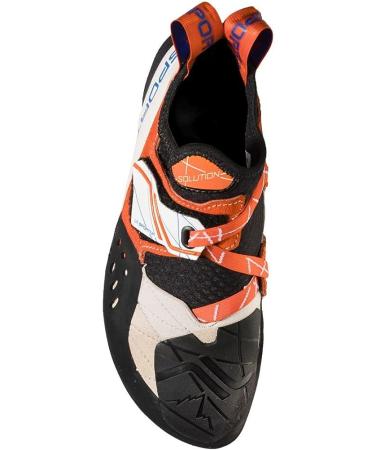 La Sportiva Women's Solution Rock Climbing Shoes 7.5-8 White Lily/Orange - Buy Online on SooperMarket.com
