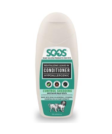 Soos Pets Natural Dead Sea Hypoallergenic Revitalizing Leave-in Conditioner, 250 mL/8.45 oz.