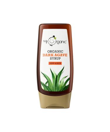 Mr Organic - Organic Dark Agave Syrup 250 ml - Non GMO & Preservative Free - Gluten Free & Vegan - Made With Organic Agave Syrup - Pack of 1 Dark Agave Deep & Rich 250 ml (Pack of 1)