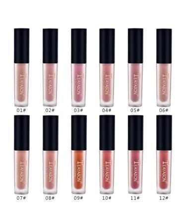 4 Pieces Waterproof Matte Liquid Lip Gloss - Non-Stick Durable Lipstick for Makeup Lovers | #01 - Buy Online on SooperMarket.com