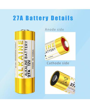 A27 Battery - Long-Lasting 12V Alkaline Batteries (5 Pack) for Doorbells & Remotes - Buy Internationally - Buy Online on SooperMarket.com