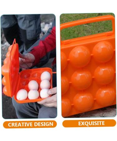 OSALADI 2pcs Boxes Outdoor Egg Carton Food Containers Egg Container Egg Dispenser Cases Eggshell Folding - Buy Online on SooperMarket.com