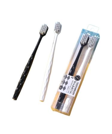 Cepillo de dientes antibacteriano de iones de Plata para adultos cepillo de dientes de cerdas suaves ultrafino con cabeza ancha para el hogar Standard