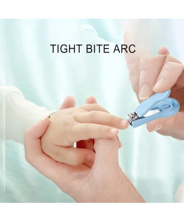Kids Nail Set Stainless Steel Round Tweezers Prevent Accidental Injury Safe Feeding Kids Nail File Bedroom Storage Box - Buy Online on SooperMarket.com