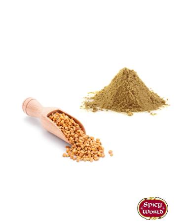 Spicy World Fenugreek Powder 7 Oz Bag (200g) - Ground Methi Seeds - All Natural Indian Spice - Buy Online on SooperMarket.com
