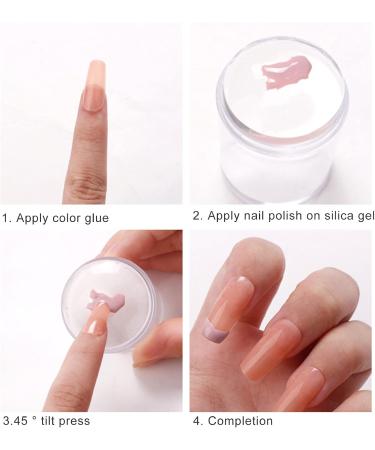 Buy Pink Nail Art Stickers & Stamp Tool Set for Women - Perfect for Party Decor & Home Use - Buy Online on SooperMarket.com