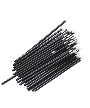 UTENEW 100 Pack Disposable Eyeliner Brushes Applicators Wands Cosmetic/Makeup Eyes Fine Tips Tool