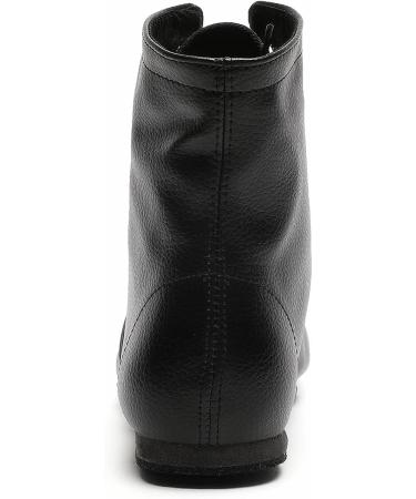 Black Leather Jazz Boots Split Sole Dancing Shoes for Adult Women Men - Size 9 Women/8 Men - Buy Online on SooperMarket.com