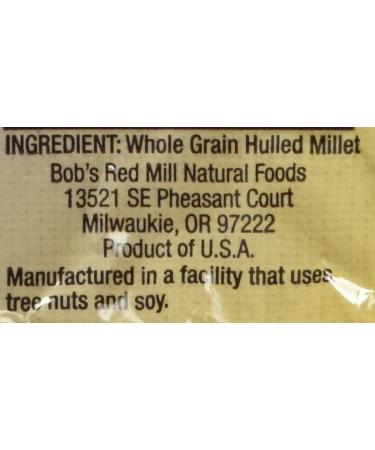 Buy Bob's Red Mill Millet Whole Grain - 28 oz (793 g) | Gluten-Free Superfood - Buy Online on SooperMarket.com