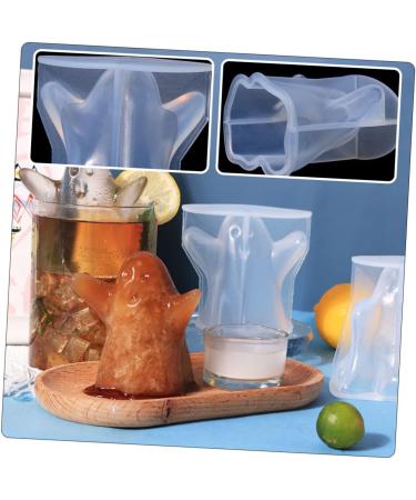 ABOOFAN 2pcs Ghost Silicone Mold Ice Maker Machine Candle Wax for Candle Making Silicone Ice Maker Cake Puck - Buy Online on SooperMarket.com