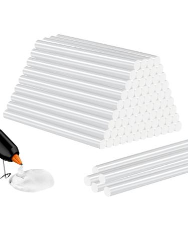 FSWCCk 200 Pack Mini Hot Glue Gun Sticks Compatible with Most Glue Guns Multipurpose for Art Craft DIY and Most Gluing Projects 0.43x4 Inches Clear