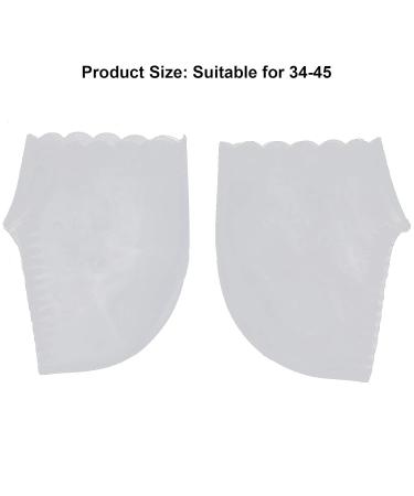 Moisturizing Gel Jersey Socks for Dry Cracked Feet - Silicone Heel Cushion Inserts for Men & Women - Buy Online on SooperMarket.com