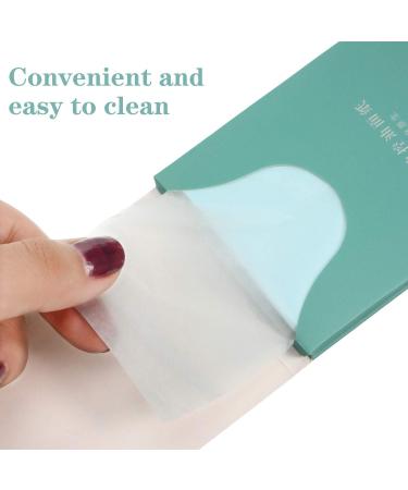 400 Sheets Oil Absorbing Tissues - Soft Blotting Paper for Oily Skin and Travel - 4 Colors (Pink, Brown, Blue, Green) - Buy Online on SooperMarket.com