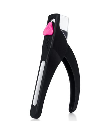 AORAEM Adjustable Nail Clippers with Nail File False Nail Cutter Clip Tool Nail Trimmer for Nail Extension Home DIY Black Aa-black-new