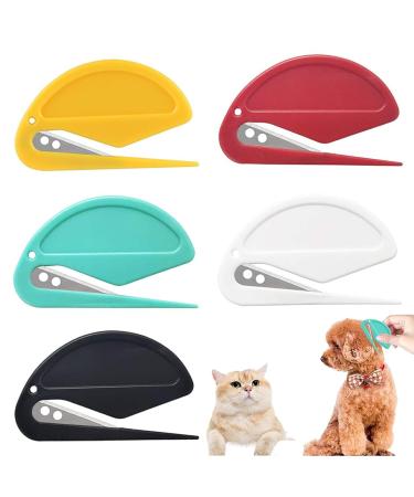 5Pcs Knotting Comb for Cats Pet Knotting Comb De Knotting Comb for Dog Pet Hair Removal Tool Cat Dog Grooming Comb Knot Remover Cat Knotting Comb