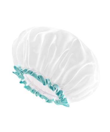 Mikimini White Shower Hood for Women & Girls - 2-Pack Double Waterproof Reusable & Washable Soft & Convenient - Buy Online on SooperMarket.com