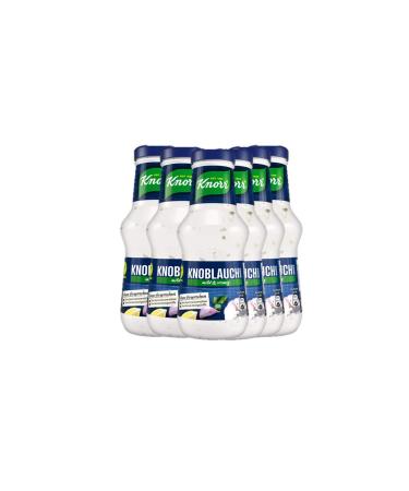 Knorr Garlic Sauce creamy barbecue sauce with mild taste 250 ml 6 pieces garlic