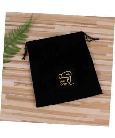 Healeved 3pcs Hair Dryer Storage Bag Black Bag Drawstring Bags Hair Dryer Supplies Shoe Cloth Bag - Buy Online on SooperMarket.com