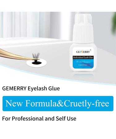 5ML Individual Lash Glue for Cluster Extensions Long Lasting Black Adhesive - Buy Online on SooperMarket.com