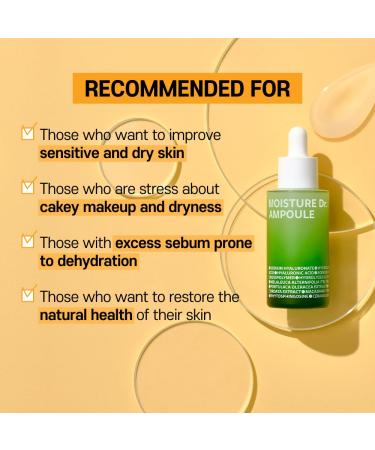 ISOI Moisture Dr.Ampoule 40ml | Hydrating Facial Moisturizer for Dry & Sensitive Skin | Tea Tree Ceramide & Hyaluronic Acid | Skin Barrier Repair - Shop Internationally - Buy Online on SooperMarket.com