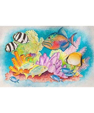 Color Swell 36 Set Bulk Watercolor Paint Pack with Wood Brushes - 8 Colors, Washable, Perfect for Kids, Classroom, Parties - All Ages - Buy Online on SooperMarket.com