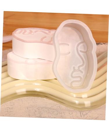 STOBOK Face Resin Molds 2pcs Silicone Mold Hand Mold Silicone Cake Mold Handmade Soap Mold Candy Mold Human Face Manual Soap Molds Scented Candle Mold Crafts Household Silica Gel - Buy Online on SooperMarket.com